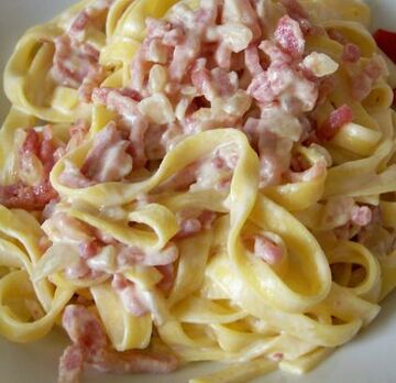 Pâtes carbonara